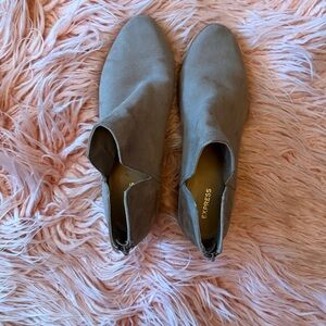 Express Beige Ankle Booties size 9